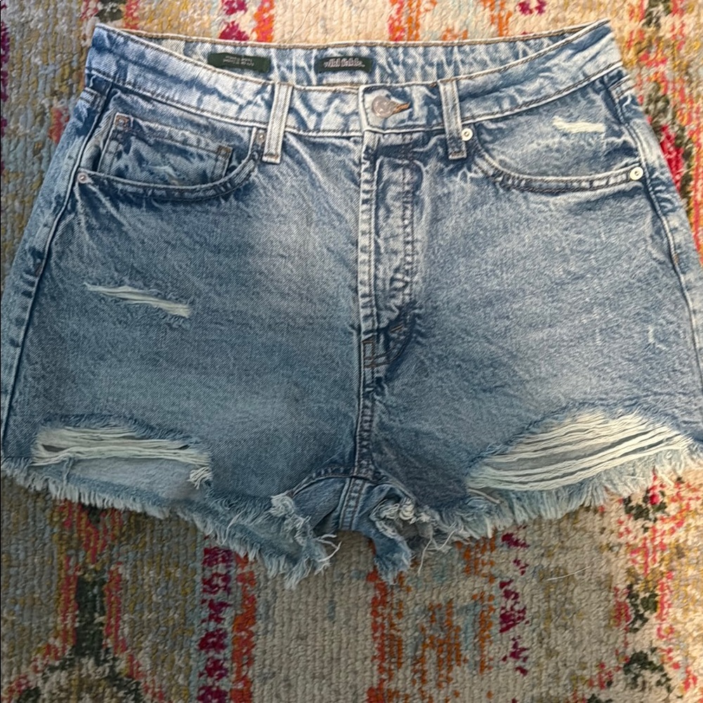 Wild Fable Distressed Blue Jean Shorts
